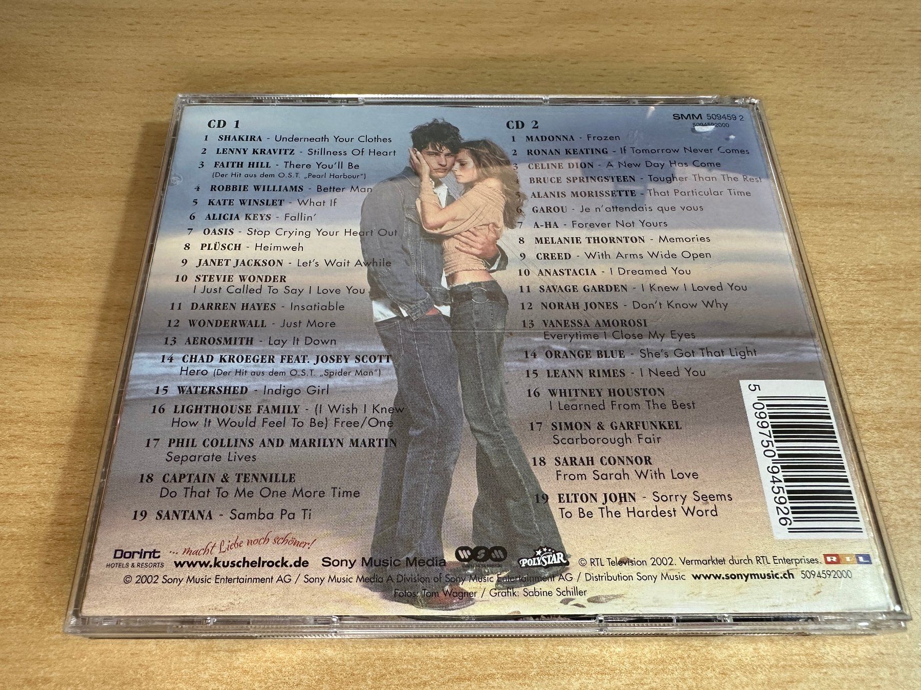 CD: Various – Kuschelrock 16 - 2 CD – Usato da Rikon im Tösstal venduto da Alpenmutz 1