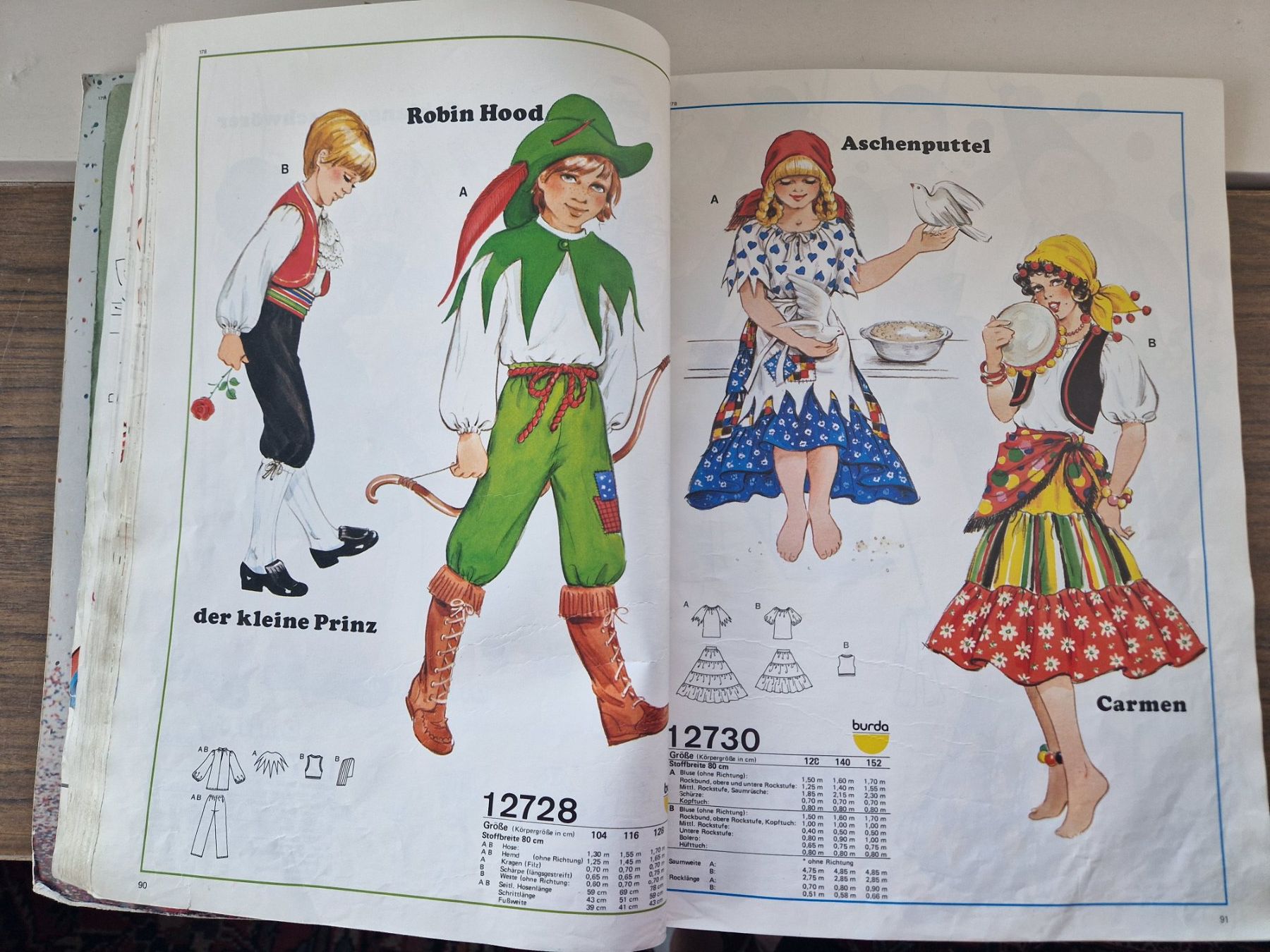 Cartamodelli: Schnittmuster Fasching 1979 Burda – Usato da Mörschwil venduto da lindaswunderkiste 7