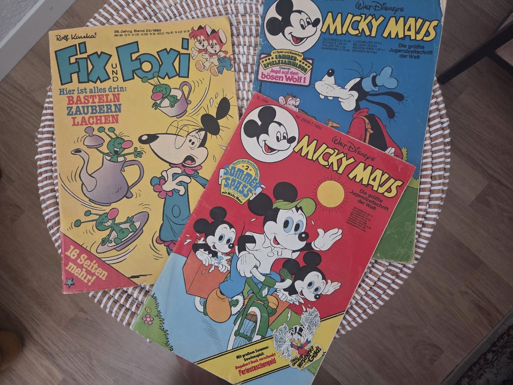 Comics: 2x Walt Disney Micky Maus,1x Fix & Foxi Comic 1978-1982 – Gebraucht aus Kriens von Nats1