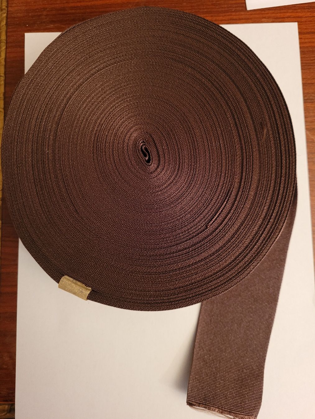 Nastri decorativi: Schrägband Braun Farbe – Nuovo e nell'imballaggio originale da St. Gallen venduto da kamel27