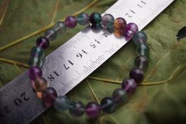 Regenbogen Fluorit    Armband    Kugel     Ab 1.-(1) Räumung