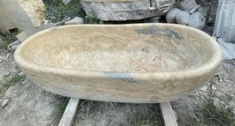 Badewanne Freistehende Marmor Bad Wanne Natur Steinwanne