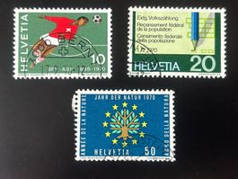 CH1970 timbres propa obli - Zu 487-489 - Zu 487 1er jour