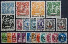 Deutsches Reich Kat. 119-138 */gest. 1920 Kat. 100 Euro