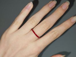 Roter, schmaler Ring 💍