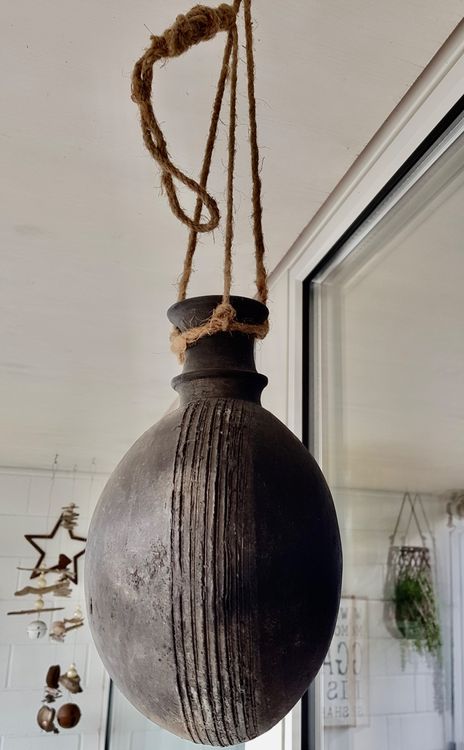 Traditionelles Gefäss aus Afrika, gebrannter Ton | Kaufen auf Ricardo