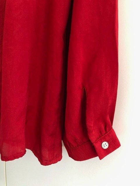 Esprit Blusen: Bluse, esprit, 42, rot, Tunikastil, langarm – Gebraucht aus Hünenberg See von dustein 4