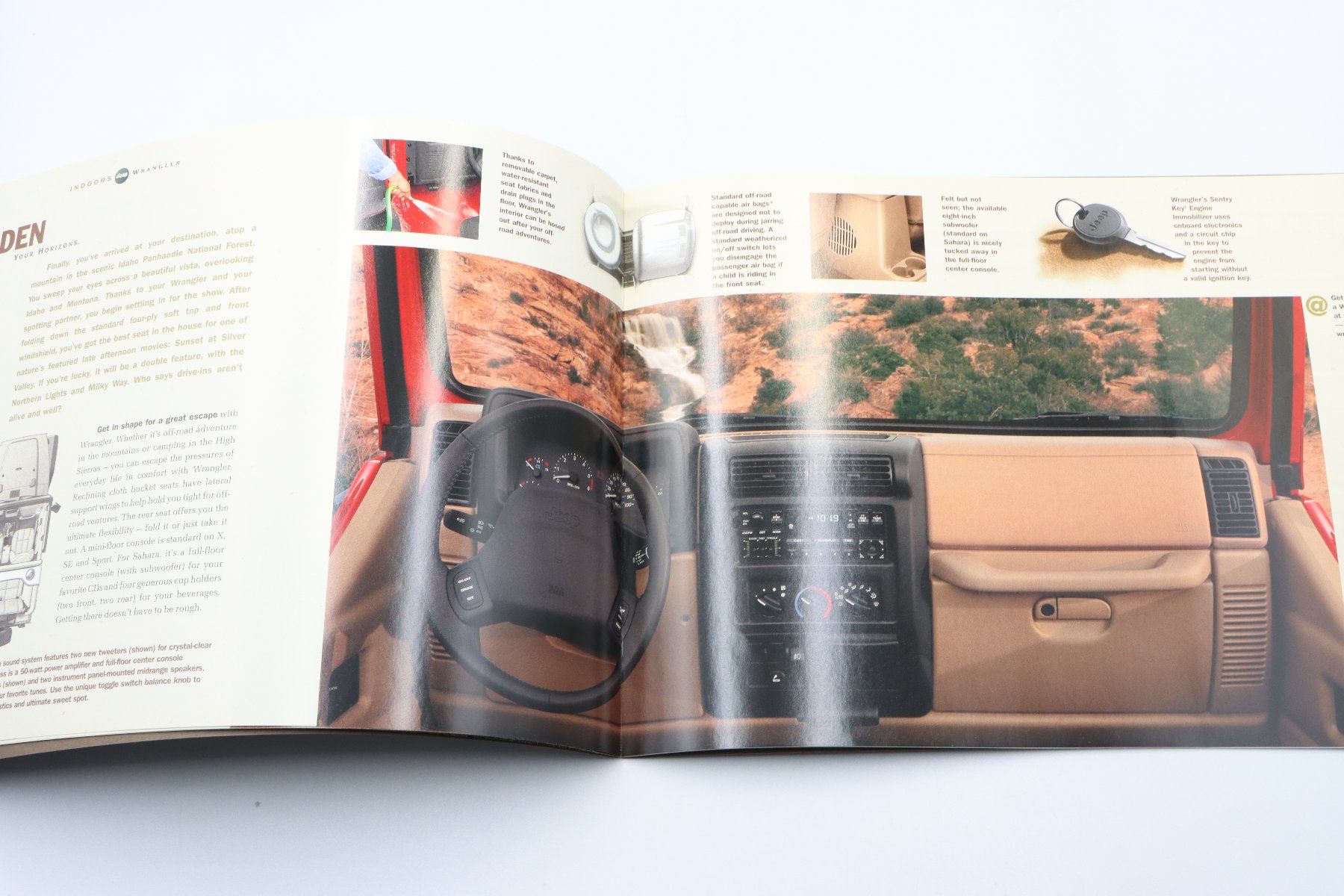 Jeep Documenti: Jeep Wrangler 2001 Prospekt – Usato da Bühl b.Aarberg venduto da Collectorpassions 6