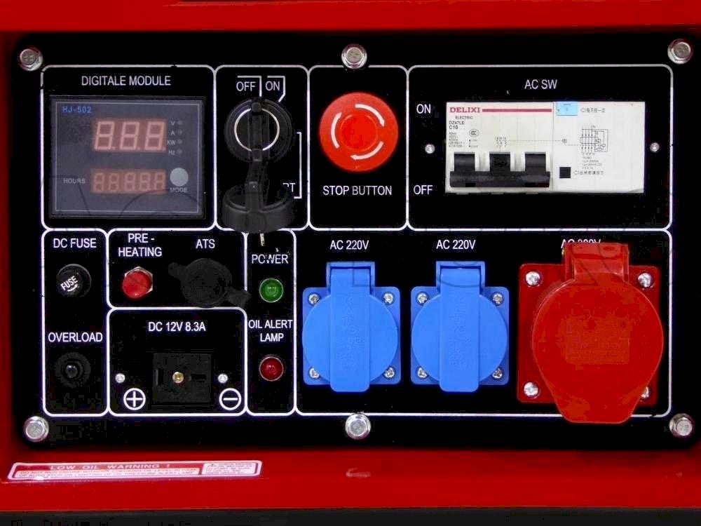 Generatori di corrente: GeoTech DGP8000SE-3 Diesel-Stromerzeuger – Nuovo e nell'imballaggio originale da Bottighofen venduto da zaap 5