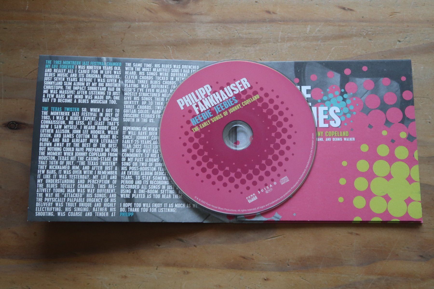 CD: PHILIPP FANKHAUSER - HEEBIE JEEBIES -  CD – Usato da Basel venduto da Patiscat 3