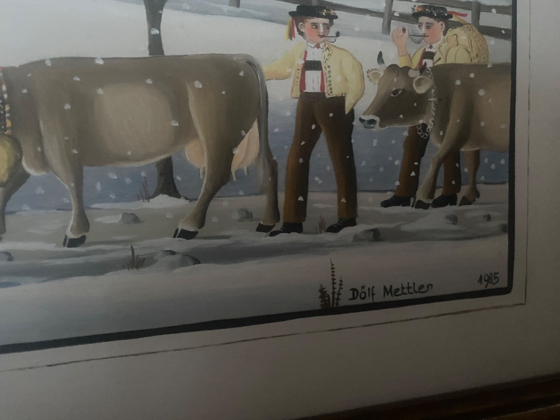 Dipinti: Appenzeller Winterbild – Usato da Eichberg venduto da Peter0231 3