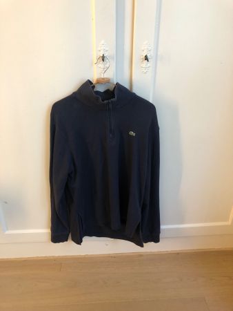 Lacoste quarter zip dunkel Blau