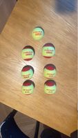 Tennisbälle HEAD und ARTENGO 7 Stk. gebraucht /Übungsbälle