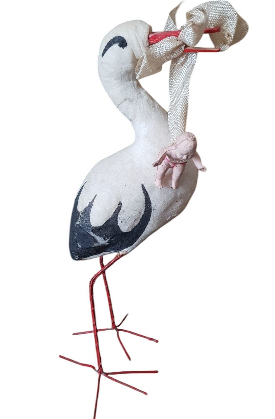 Tutte le decorazioni: Weihnachtsschmuck Storch Watte – Usato da Mörschwil venduto da antiksalon
