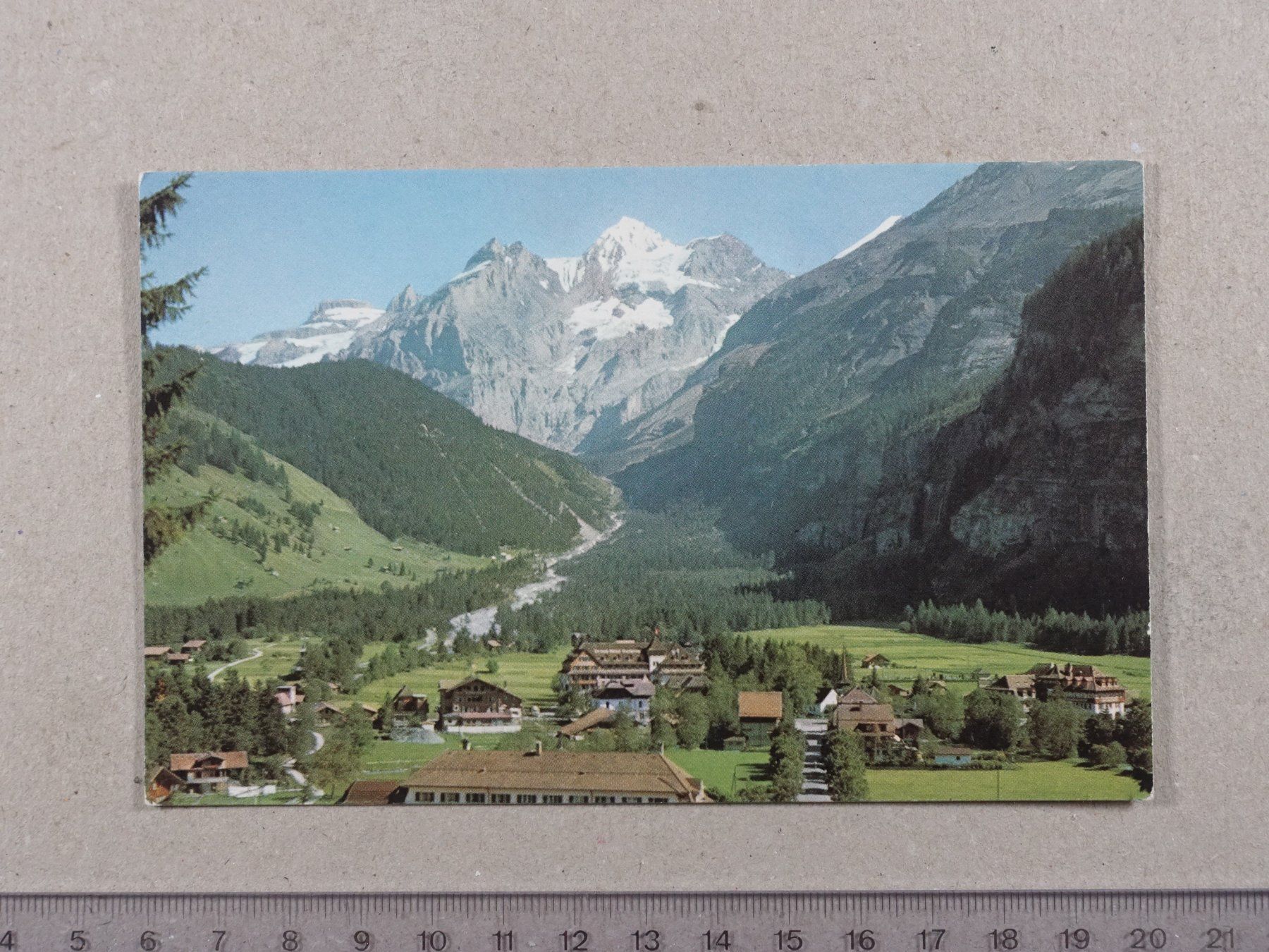 Cartoline postali: Kandersteg, Blümlisalp – Usato da Lenzburg venduto da fh1