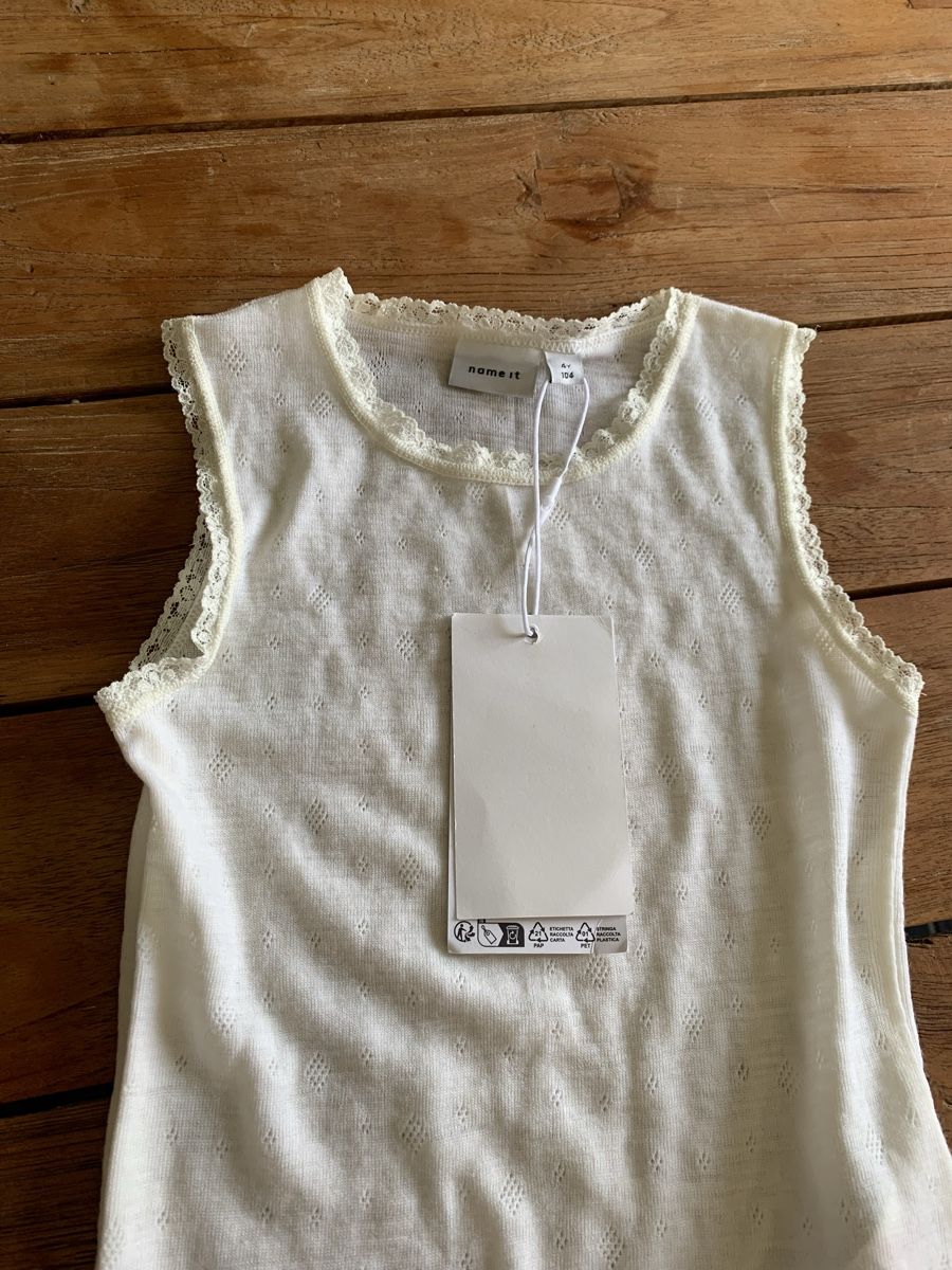 Name It Biancheria intima: Neu dünnes Merino Body gr. 104 – Nuovo e nell'imballaggio originale da Attelwil venduto da TaraLee 1