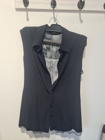 Joseph Seidenbluse, schwarz, Gr. 40, Top Zustand!