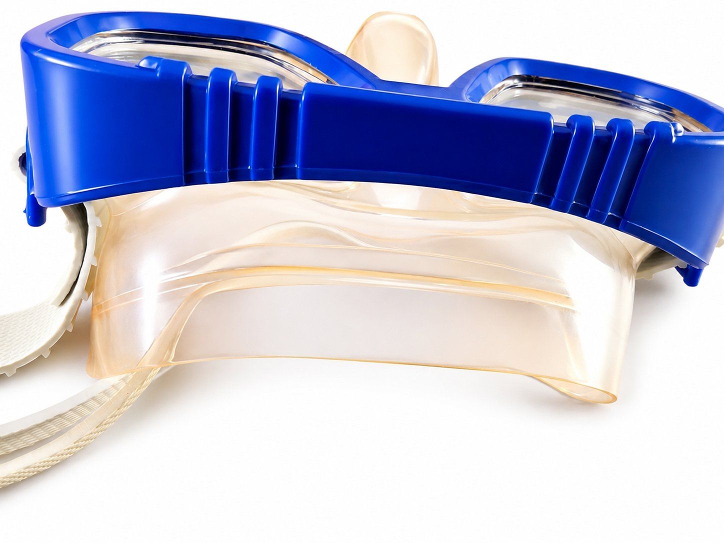 Flossen, Masken & Schnorchel: Taucherbrille Blau Verstellbar – Gebraucht aus Fully von VaneaSelection 4