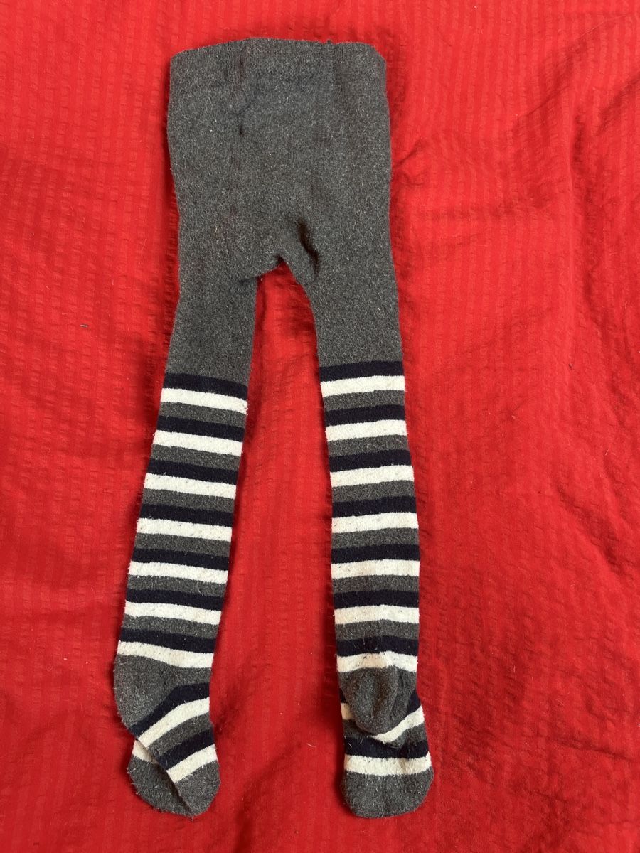 Lupilu Strümpfe & Strumpfhosen: Warme Ringelstrumpfhose Lupilu 74/80 grau gestreift – Gebraucht aus Kaisten von saleforfun 2