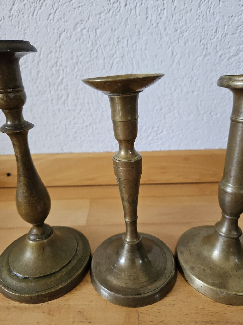 Portacandele: Kerzenständer Set, Vintage Messing, 4 Stück – Usato da Urdorf venduto da Colina 4