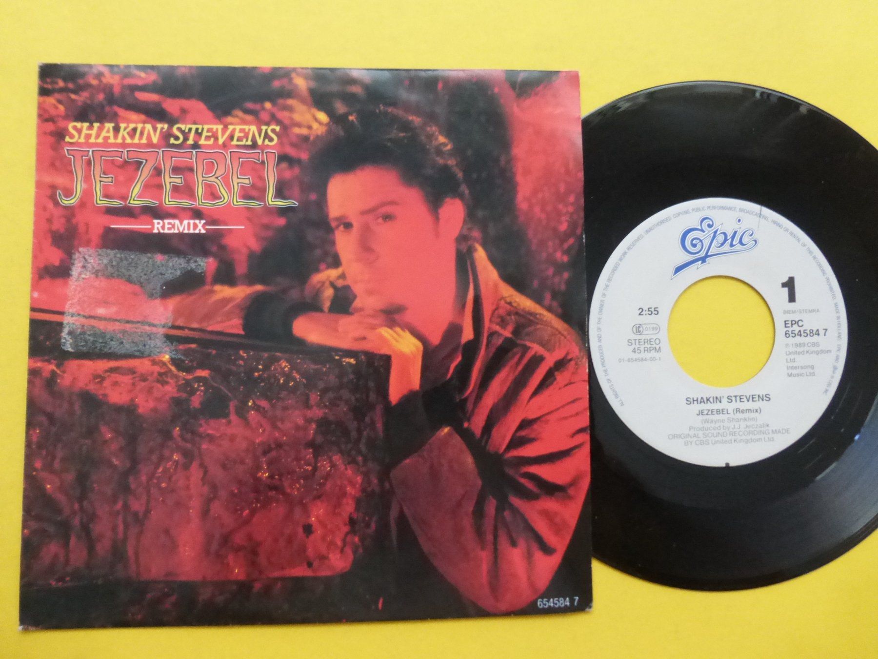 Dischi in vinile: Shakin' Stevens – Jezebel (Remix) – Usato da Zürich venduto da Swiss57