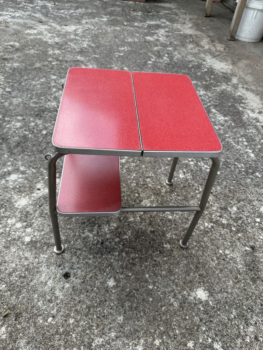 Sgabelli: Hocker Küchenhocker 2 Tritt Vintage  – Usato da Villmergen venduto da Bezdupe 4