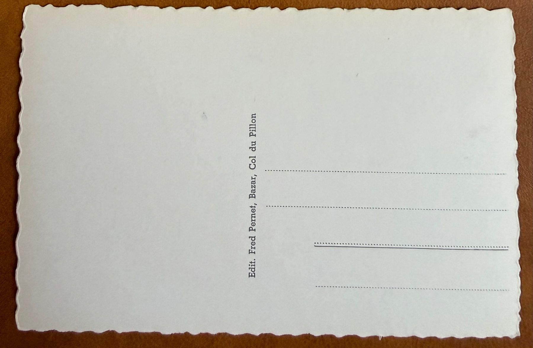 Cartes postales: Col du Pillon - Restaurant – D'occasion à Lutry par Ediego 1