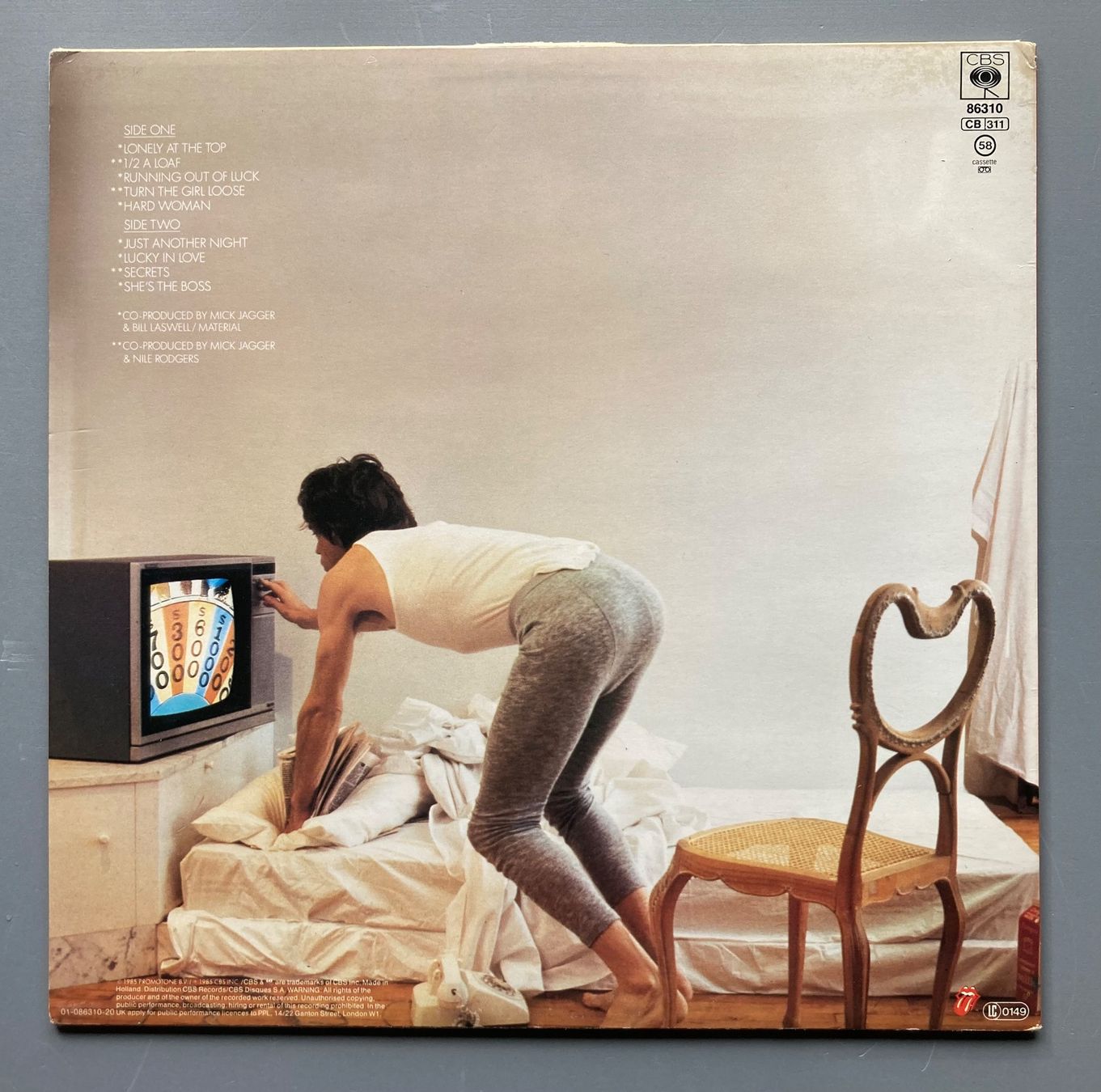 Dischi in vinile: ROLLING STONES / MICK JAGGER - SHE'S THE BOSS – Usato da Poliez-Pittet venduto da Newtown-Records 1