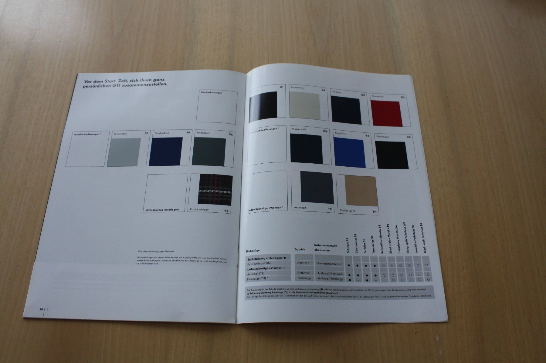 VW Documenti: Golf GTI CH-Prospekt 11/2004 – Usato da Wikon venduto da erwin400 9