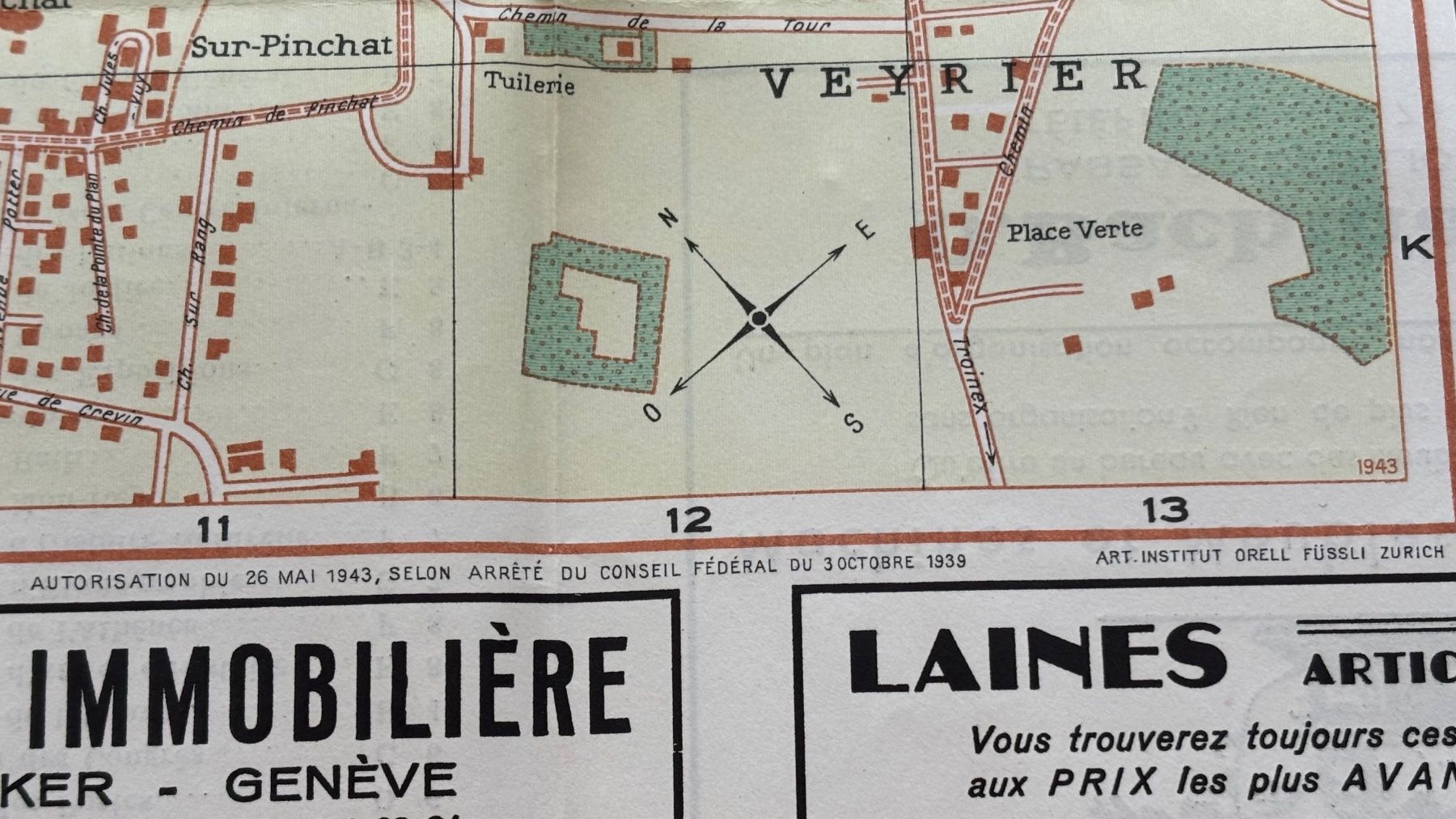 Cartine & Atlanti: Plan de Genève – Usato da Neuchâtel venduto da gefdeneuch 3