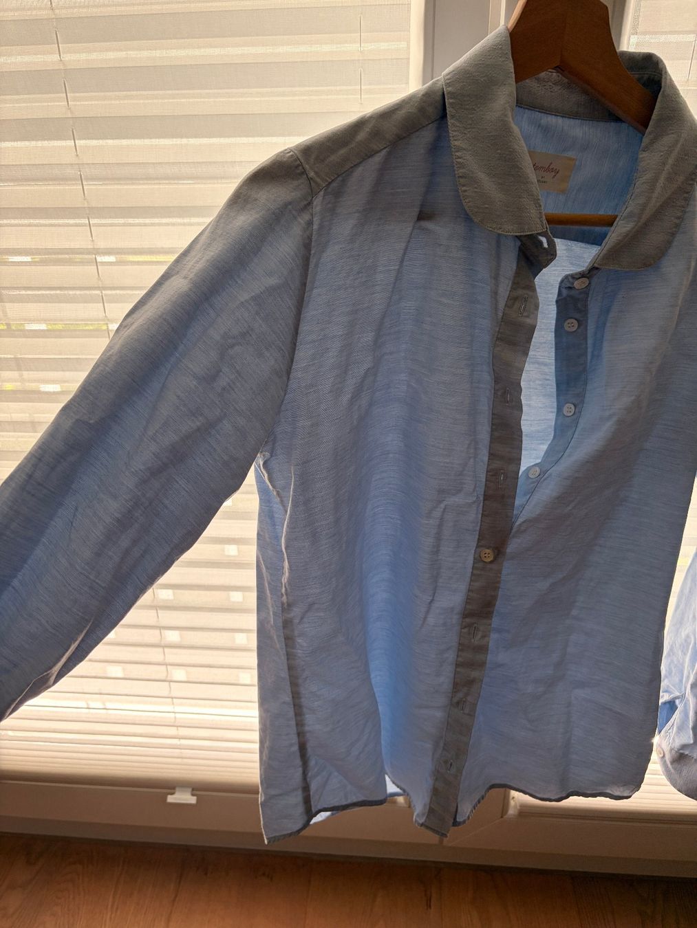 Sezane Chemisiers: Hemdbluse hellblau Grösse 36 / S Sezane Tomboy – D'occasion à Zürich par lel_m7wy 3