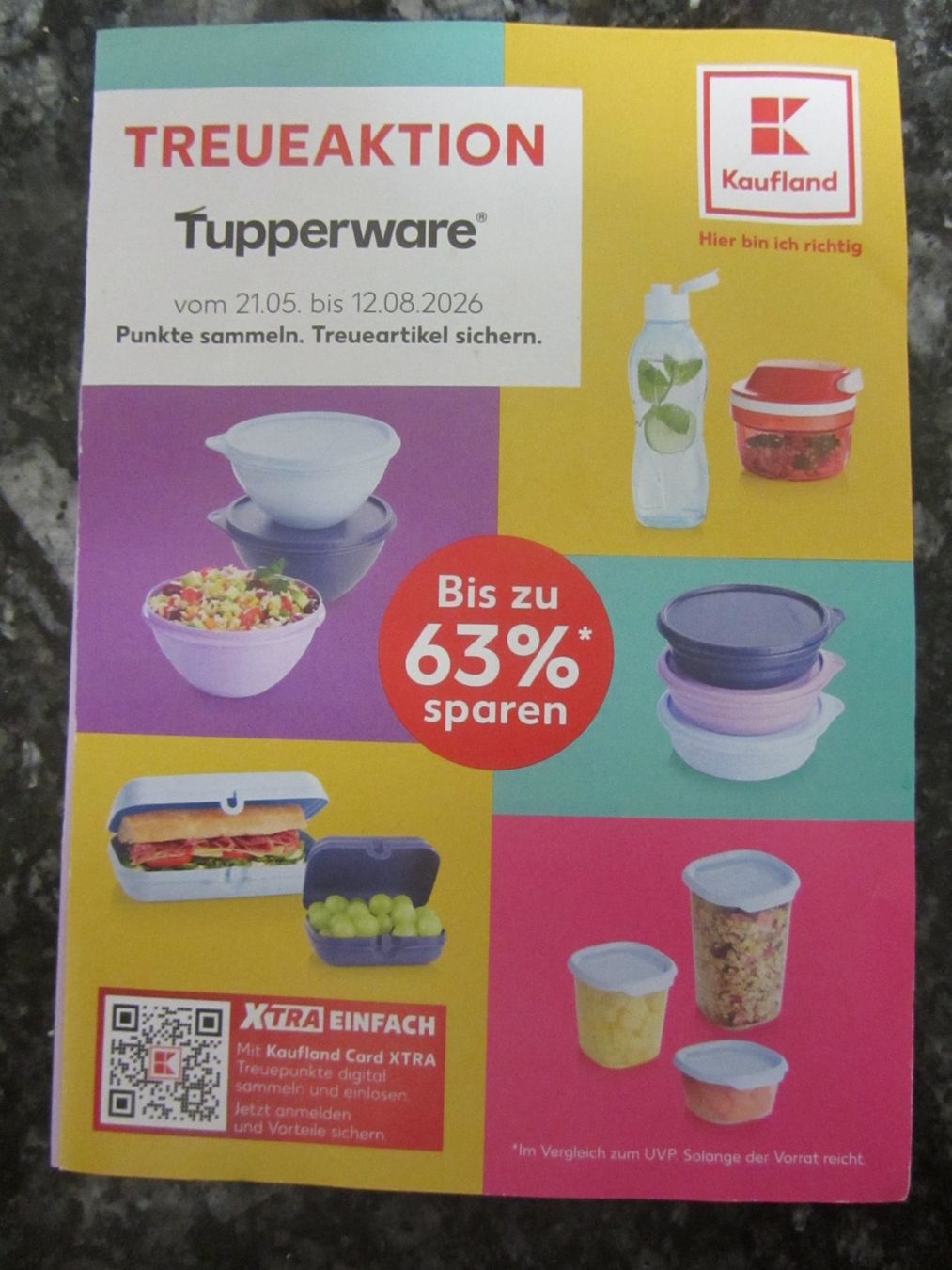 Raccolte di bollini & punti: Treuepunkte Tupperware, Kaufland – Nuovo (secondo la descrizione) da Egliswil venduto da chroetli22