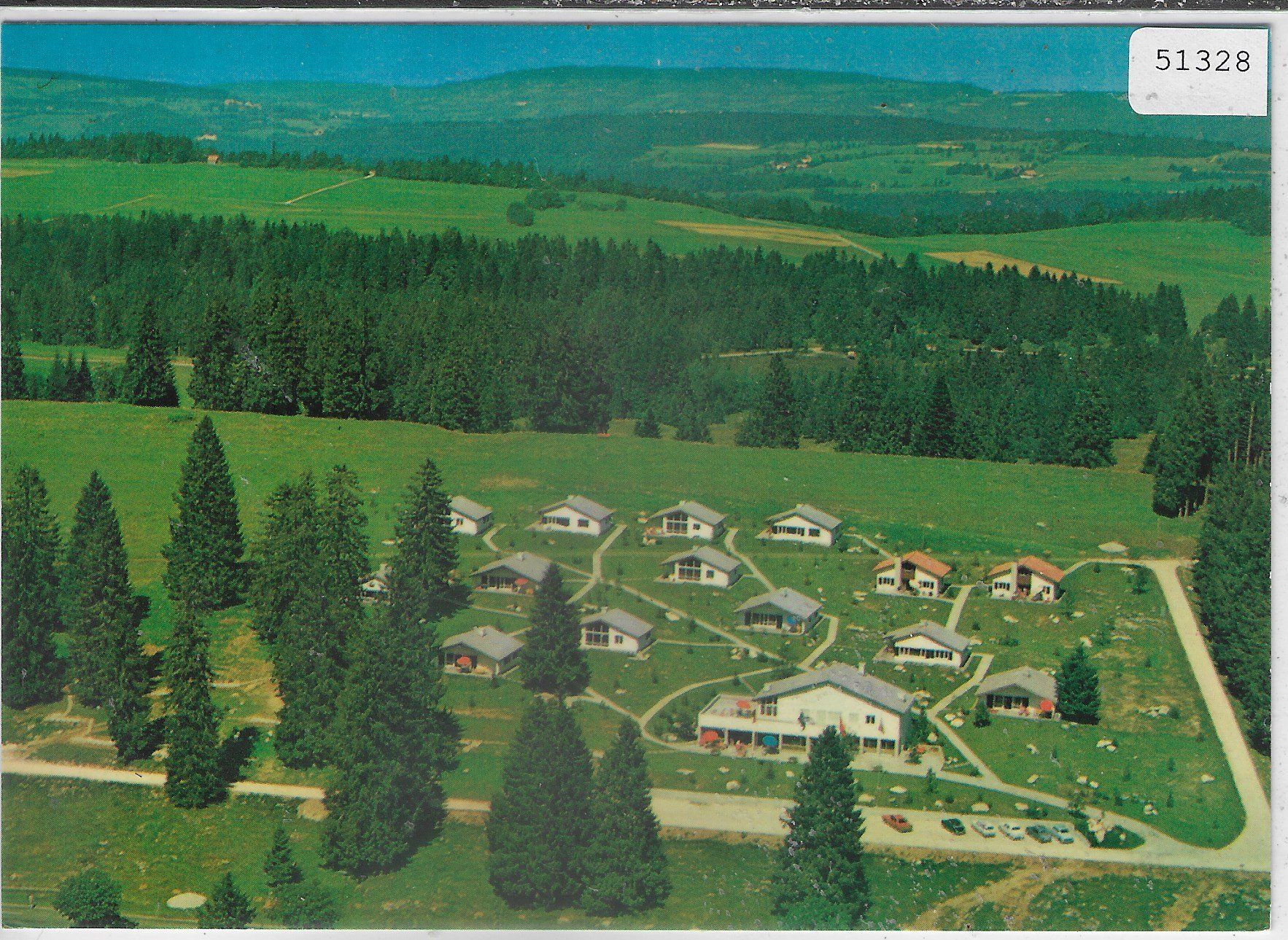 Cartoline postali: Montfaucon - Centre de vacances - Vue aerienne – Usato da Ettingen venduto da Kartenplanet