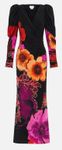 CAMILLA silk dress Midnight Poppy size L (NP 899 CHF)