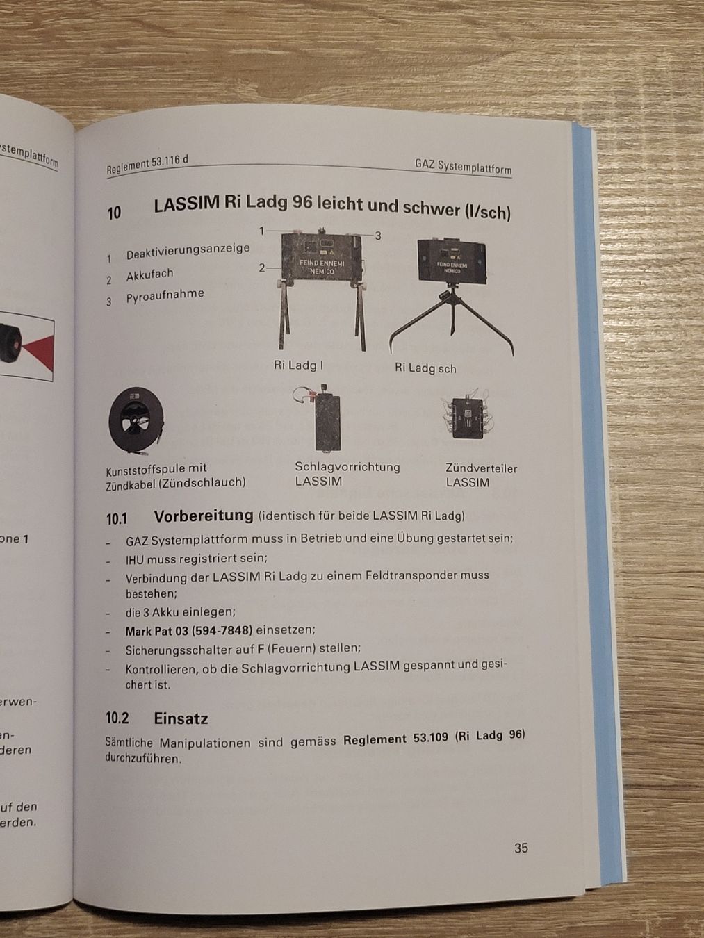 Libri: Reglement "GAZ Systemplattform" DEU-FRA – Nuovo (secondo la descrizione) da Massongex venduto da Jalon71 5