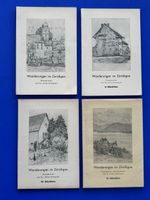 Wanderungen im Zürichgau. Julius Schwyzer. 4 Bändchen