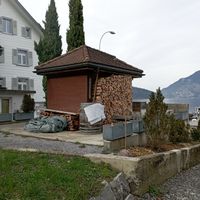 Garten oder Hühnerhaus