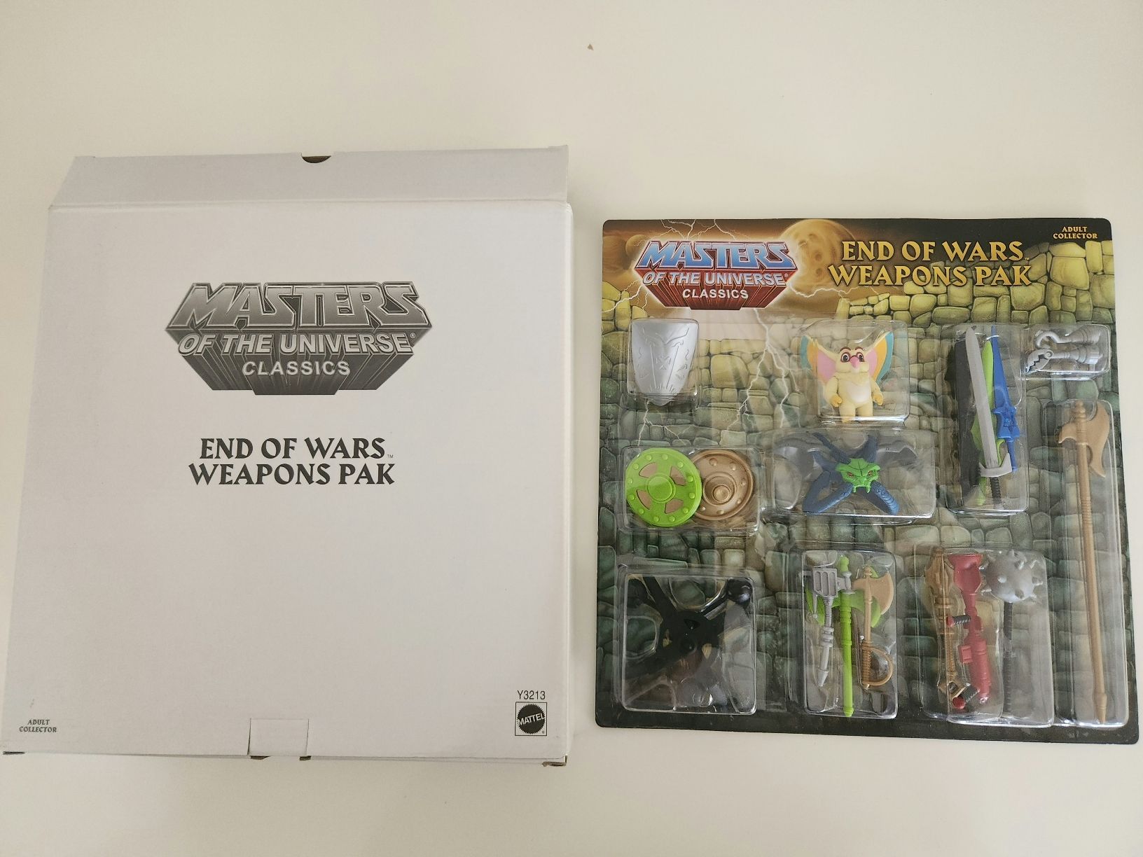 Masters of the Universe Figuren: MOTU Classics 5 Weapons  Packs (OVP) – Neu und originalverpackt aus Bischofszell von LOCOS 2