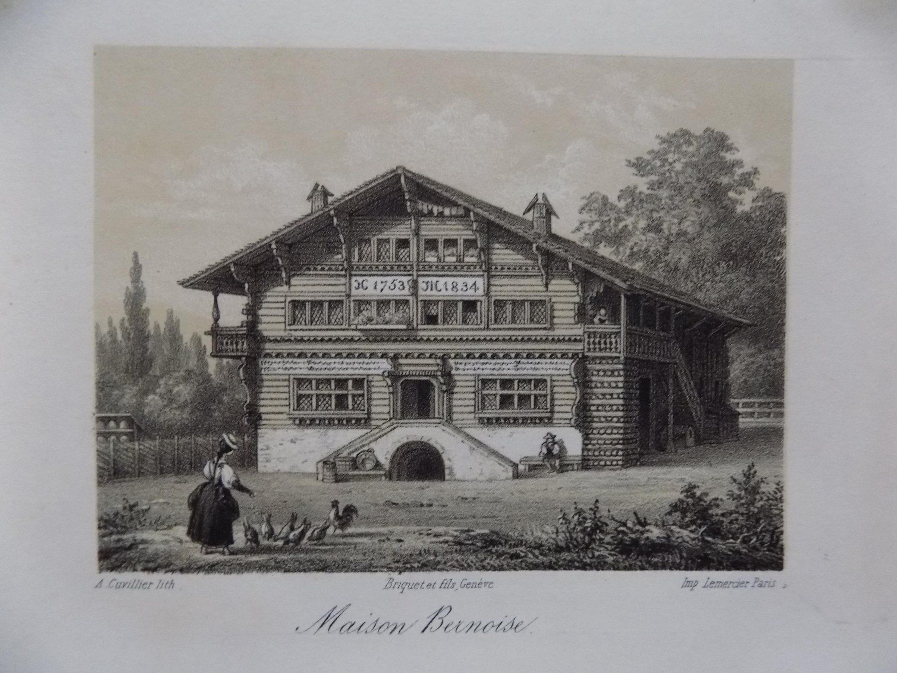 Incisioni: Maison Bernoise Lithographie – Usato da Risch venduto da Antikfee 4