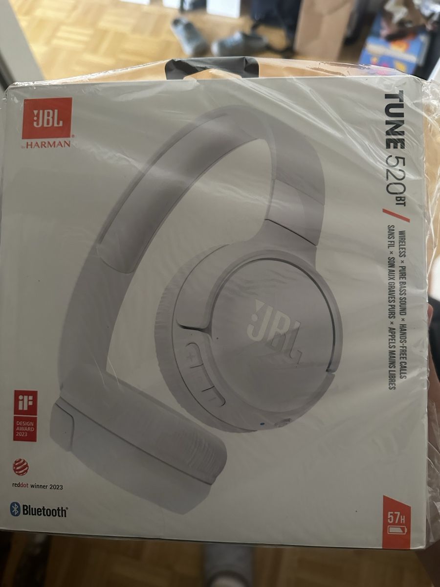 JBL Cuffie: JBL TUNE 520BT Wireless Headphones White New – Nuovo e nell'imballaggio originale da Fribourg venduto da vit_55cn
