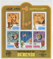 Block "Telefon. Graham Bell". Burundi.