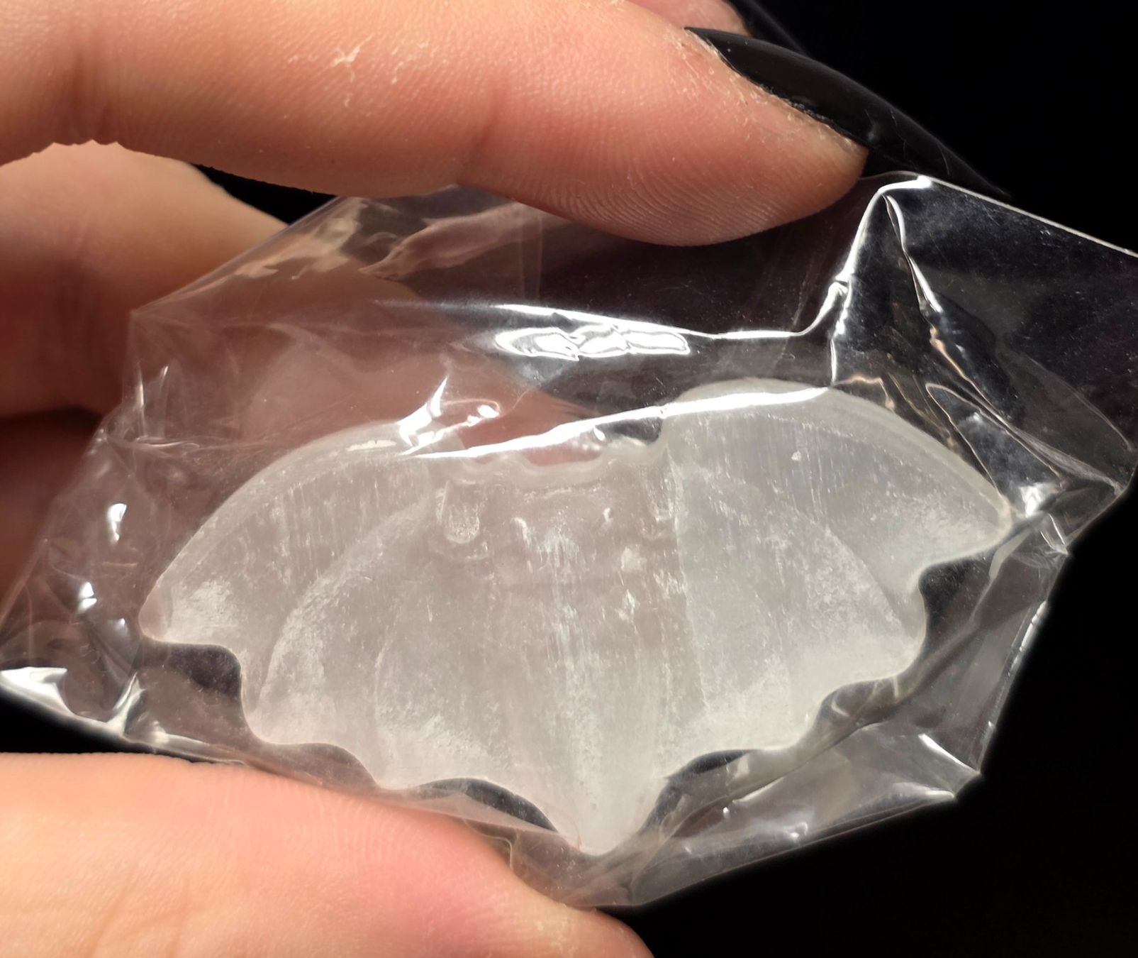 Minerali & Pietre curative: 6 Selenit Fledermäuse 75g – Nuovo e nell'imballaggio originale da Matzingen venduto da Shay_Crystalz 1