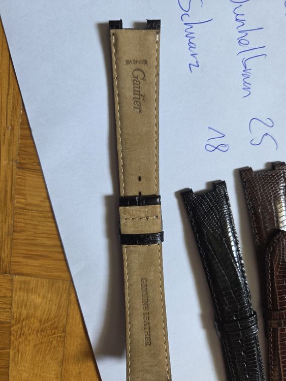 Bracciali & Braccialetti: Uhrenarmbänder-Konvolut: Leder, div. Farben & Grössen! – Nuovo e nell'imballaggio originale da Reinach BL venduto da Candro99 2
