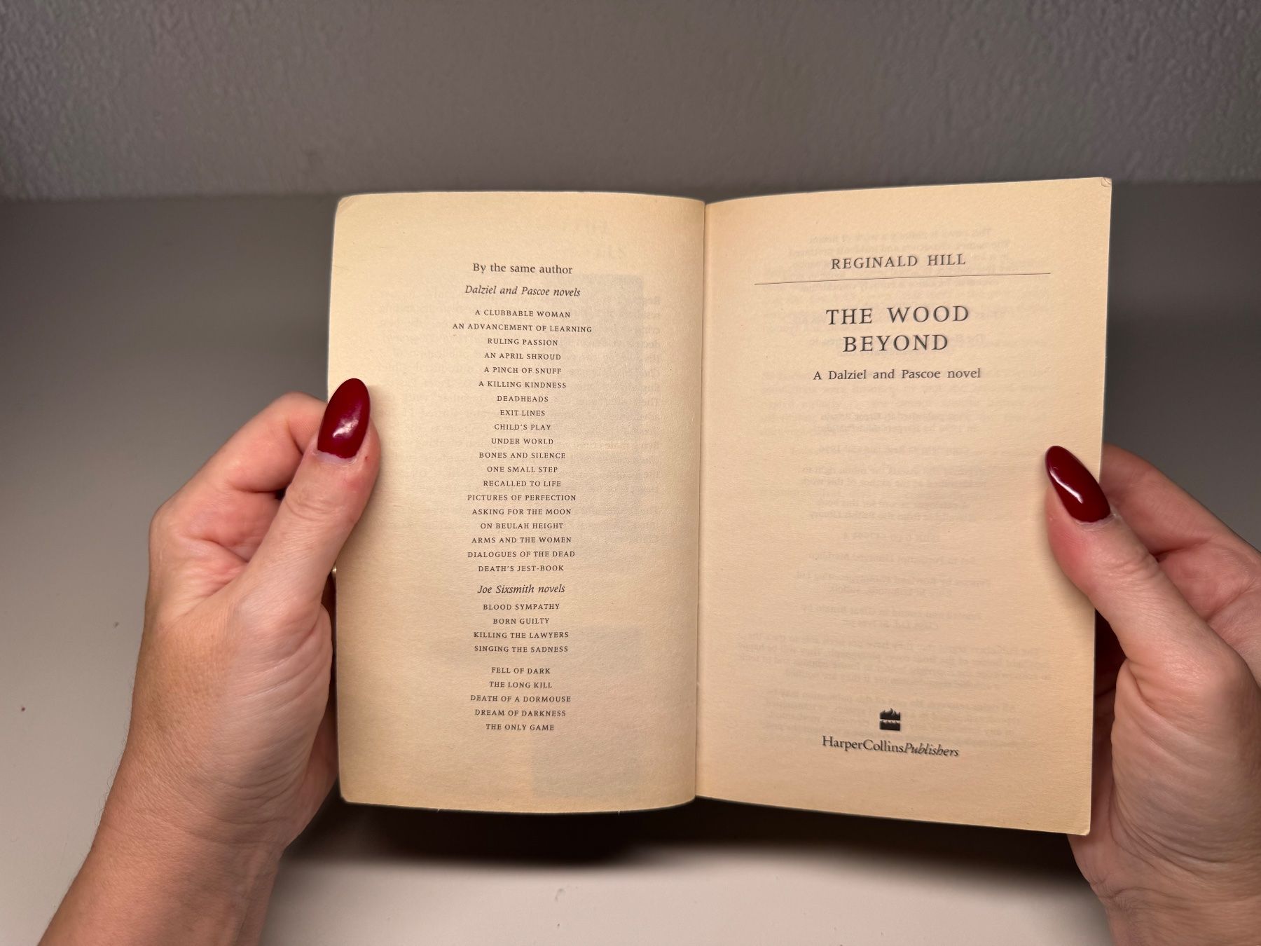 Libri: NOVEL: Reginald Hill, The Wood Beyond – Usato da Grosswangen venduto da English_books 3