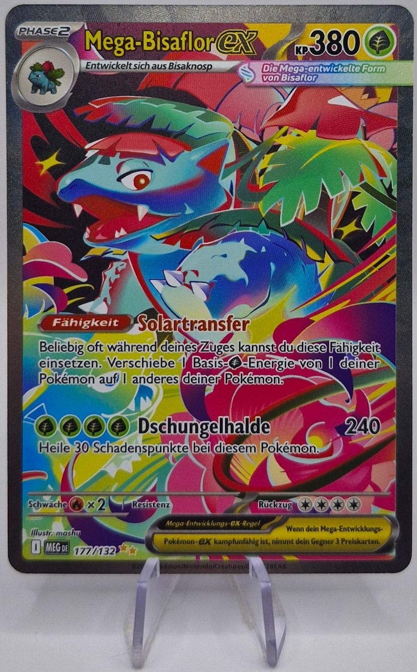 Pokémon Carte collezionabili: Mega Bisaflor EX / Venusaur / Mega Entwicklung / MEG 177 – Nuovo (secondo la descrizione) da Arni AG venduto da PokemonCardsStore