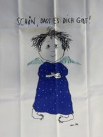 Küchentuch-  Engel "Schön, dass es dich gibt" - NEU