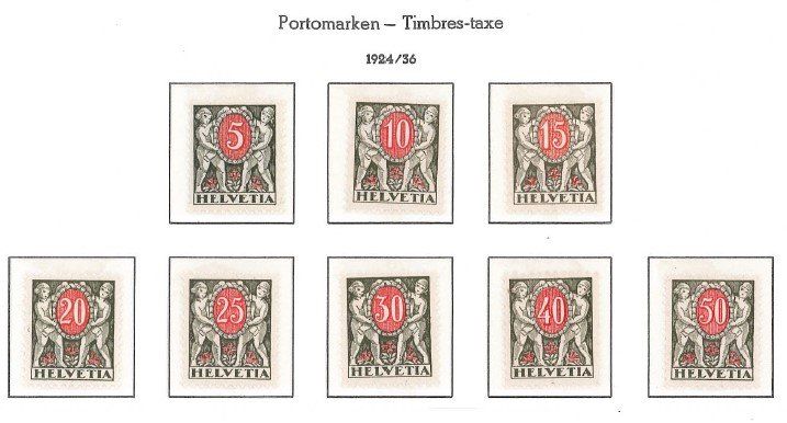 Tutti i francobolli: Portomarken 1924-1926 – Nuovo (secondo la descrizione) da Bellach venduto da qsearch