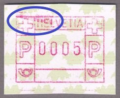ATM 9_Abart "KLISCHEEDEFEKT in HELVETIA links" ! **