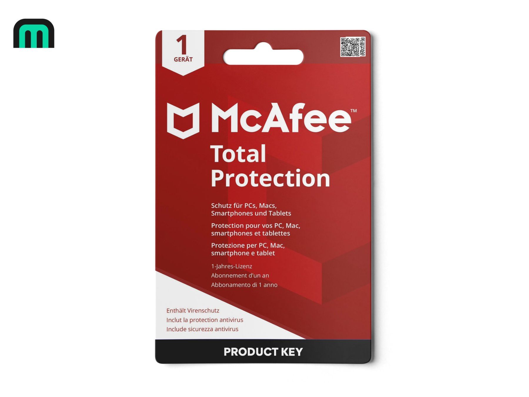 Mcafee Software: McAfee Total Protection | 1 Gerät | PC & MAC & Mobile | 1J – Neu und originalverpackt aus Dietlikon von