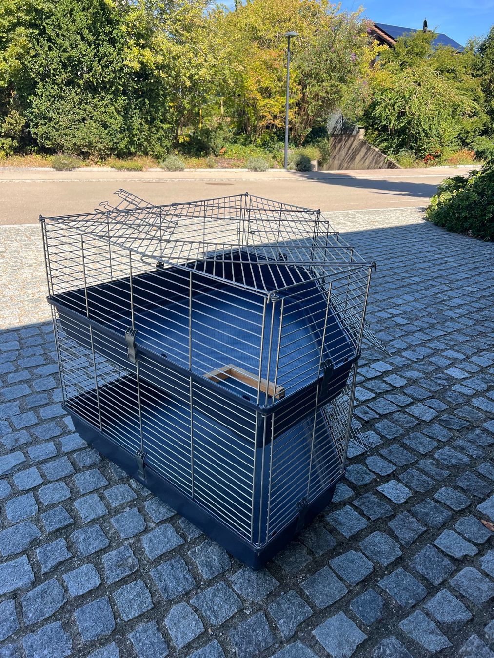 Gabbie, trasporto & Sicurezza: Eckkäfig Kleintierstall – Usato da Brütten venduto da canuk 1